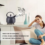 Whistling Tea Kettle, Teapot With Loudd Whistle And Anit-Hot Handle, Food Grade Stainless Steel Water Kettel For Home