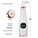 USB Charge Blackhead Remover Face Deep Nose Cleaner T Zone Pore Acne Pimple Removal Vacuum Suction Facial Beauty Clean Skin Tool