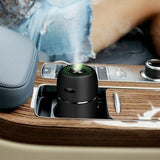 Mini Car Air Humidifier DC5V 30ml/h Portable USB Humidifier Car Air Purifier With 7 LED Warm Lights