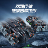 RC Stunt Car Drift Double-sided Bounce 2.4G 4WD Remote Control Car Rock Crawler Roll Car 360 Degree Flip Kids Robot RC Car Toys