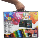 145/150/168/208 PCS Art Painting Set Colored Pencil Watercolor Pen Oil Pastel Crayon Drawing Tools Kit Supplies Gift Stationery