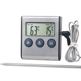 2022.Tp700 Digital Remote Wireless Food Kitchen Oven Thermometer Probe For BBQ Grill Oven Meat Timer Temperature Manually Set