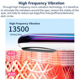 Electric Eye Massage Ion Rejuvenating Anti Wrinkles Removal Dark Circle Anti Aging EMS Heating Cool Eye Care Vibration Massager