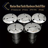 316 Stainless Steel Fuel Water Waste Diesel Gas Key Cap Filler Marine Boat Hardware Deck Filler for Vans Boat Yacht