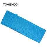 TOMSHOO 70*210CM Outdoor Travel Camping Polyester Pongee Healthy Sleeping Bag Liner with Pillowcase Portable Business Trip Hotel