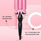M-11 Three-tube Curling Iron Two-stage Temperature Adjustment Ceramic And Tourmaline Tubes Fast Heating