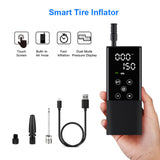Car Air Pump 150PSI Rechargeable Air Compressor Touchscreen Electric Tire Inflator with LED Light Pressure Detection Auto-Off