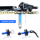 Bike Chain Holder Bicycle Bike Chain Keeper Holder Cycling Dummy Hub Chain Keeper Road Bike Chain Cleaner for Chain Cleaning