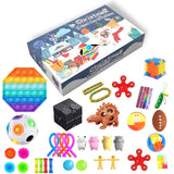 New Christmas Gift box Pop Its Fidget Toys Antistress Popet Push Down Games Figet Toy Large Simple For Kids Gifts Surprise Box