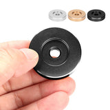 45 RPM Record Turntable Adapter Aluminum Large Hole Conversion Sheet Vinyl Black Clamp Adapter for Most Big Hole Records