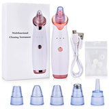 Face Blackhead Remover Vacuum Pore Ance Pimple Removal Cleaner Ultrasonic Skin Brush Cleaning Tool Suction Beauty For Women men