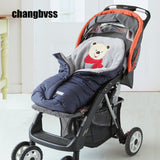 Envelope For Newborn Baby Stroller Sleeping Bag Footmuff Sack Infant Pushchair Foot Wrap Baby Cover Winter For Bed Pram Swaddle