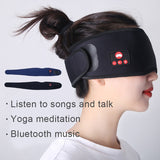 New Bluetooth Sleeping Eye Mask for Travel Meditation 5.0 Wireless Headphone with Ultra-Thin Stereo Speakers Music Eye Cover