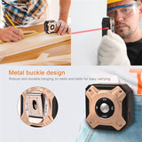 USB Rechargeable 40m Measure Digital Tape With Roll Cord Mode Laser Measure Tape High Impact Professional Measuring Tool