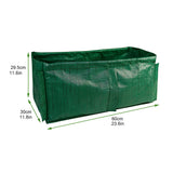 Breathable Grow Bag Planting Bed Tomato Fabric Raised Flower Reusable Vegetable Outdoor Garden Foldable Plant Potato Rectangle