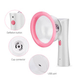 Electric Breast Massager Infrared Heating Therapy Vacuum Pump Cup Enhancement Enlargement Chest Massage Breast Massager Tool