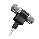 Mini 3.5mm Jack Microphone Supports 2 Channel Recording. For Recording Mobile Phone Studio Interview Microphone For Smartphone