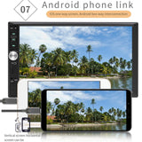 Car Stereo Auto Audio Mp5 Player Bluetooth 7" Screen Central Multimedia Auto Radio USB TF FM Support Android