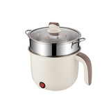220V Multifunctional Electric Cooker Heating Pan Electric Cooking Pot Machine Hotpot Noodles Rice Eggs Soup double Steamer