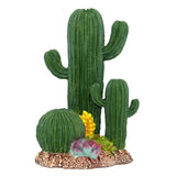 Reptile Plants Aquarium Resin Artificial Cactus Terrarium Decor Hideout for Tree Frogs Fish Tank Desert Decorations
