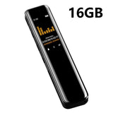 Mini Portable Digital Voice Activated Recorder For Lectures And Meetings Noise Reduction Clear Audio Sound Recorder MP3 Black