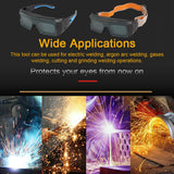 Solar Power Auto Darkening Welding Glasses Safety Protective Welders Glasses Argon Arc Welding Electric Welding Glasses