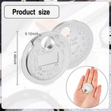 4 Pieces Gapper Gauge Spark Plug Space Tools Wire Plug Space Measuring Tools Silver Scale From .020Inch To .100Inch