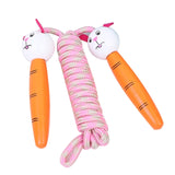 Fitness Sports Jump Ropes Adjustable Jump Rope Kid Cartoon Skipping Rope With Wooden Handle Adults Children Fitness Equipment