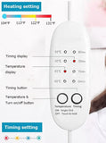 Heated Eye Mask Electric Heating Eye Pad with Heat &amp; Time Control Hot Compress For Puffy Eye Styes Blepharitis Sleeping Eye Mask