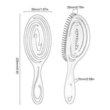 Curved Mosquito Coil Style Hair Massage Comb Air-cushion Comb Beauty Tool Sealed Bag Big Curved Comb