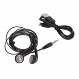 AM FM Mini Portable Radio DC5V 76-108MHz FM 520 522-1710KHz AM Backlight Portable Pocket Radio with Earphone for Outdoor