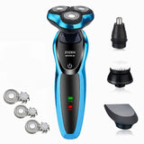 Electric Shaver Rechargeable Electric Razor Shaving Machine Cleaning Beard Razor for Men Wet and Dry Waterproof Washable ZN1159