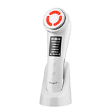5 in 1 Electric EMS Microcurrent LED Photon Light Therapy Heated Face Massager Skin Rejuvenation Facial Lifting Removal Wrinkle