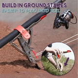 Stainless Steel Rod Stand - Rod Holder for Bank Fishing Automatic Spring Fishing Rod Holder Offering