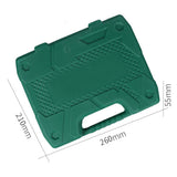 10PCS 1/2 Inch Electric Wrench Accessory Set Steel Sleeve Set Household Multifunctional Practical Sleeve Set with Storage Box