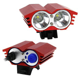 LEDX2 Bicycle Light Taillight Set Outdoor Cycling Lighting Glare 3 Hours Headlight M2 Mountain Bike Light