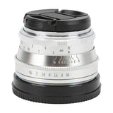 35mm F1.6 Manual Prime Lens 42° Viewing Angle 35mm F1.6 APS‑C Lens for A3000 A6500 A6300 for Shooting Portraits