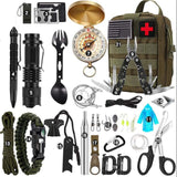 Outdoor Wilderness Survival Gear Survival Kit Camping First Aid Kit SOS Multifunct Survival Supplies Gift For Husband,Boyfriend