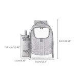 Picnic Backpack Basket Portable Cooler Insulated Box Travel Lunch BBQ Camping Outdoor Picnic Bag Waterproof