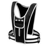 Outdoor Sports Chest Bag Reflective Running Backpack Vest Adjustable Shoulder Pack Ultralight Riding Bag For Camp Hiking Cycling