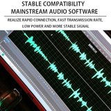 Sound Card Audio Mixer Sound Board for Studio Singing Computer DJ Audio Mixer Compatible with Mainstream Audio Software
