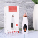 2Pcs Rechargeable Blackhead Remover Vacuum Pore Cleanser Acne Comedone Extractor Blackhead Remover Acne Remover Beauty Device