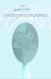 Free shipping Sonic Silicone Facial Cleanser Rechargeable Hand-held Facial Cleaner
