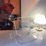 Acrylic iPad Stand Height Adjustable Transparent Tablet Holder Tablets Painting Base Desktop Hands Free iPad Pro/Air/Mini Stand