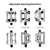 2pcs Bicycle Water Bottle Holder Cage with Straps Cycling Bike Bottle Attachment Mount with Bolts Tools For Cycling Equipment