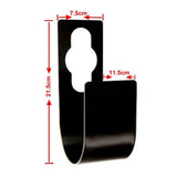 Garden Hose Holder Outdoor Wall Mounted Tap Watering Organizer Storage Holder  Pipe Reel Holder Hanger Black