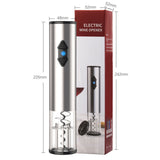 Electric Wine Opener for Automatic Electric Wine Bottle Corkscrew Opener with Foil Cutter for Wine Lover 2-in-1 Gift Set