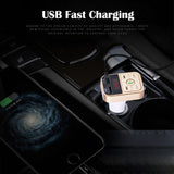 FM Transmitter Wireless Bluetooth-compatible Handsfree MP3 Audio Music Player Dual USB Radio Modulator Car Kit 2.1A  Charger