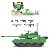 Military Series World War II Chinese Army 99A main battle tank DIY model Building Blocks Bricks Toys Gifts