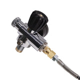 24Inch PCP Scuba Charging Valve Air Filling Station Refill Adapter With 400Bar 6000Psi Gauge With M18X1.5 Threads